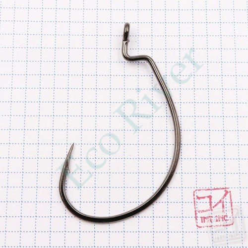 Крючок KOI HARD GAME OFFSET, размер 10/0 (INT), цвет BN, офсетный (5 шт.)/130/