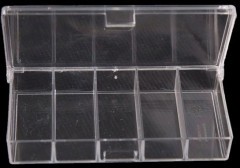 Коробка СВ-01 прозр. 100*50*17мм 5отд. (Три кита)