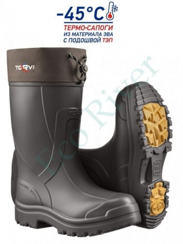Сапоги Torvi ЭВА мех 4-сл. вкладыш ТЭП -45С черные р.45