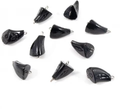 Груз Пуля-эксцентрик окрашенный разборный Яман (10 шт.) - 20 гр., чёрный/250/