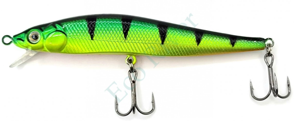 Воблер Namazu AC-DC Long, L-100мм, 10г, минноу, медленно тонущий (0,5-1,5м), цвет №3/200/