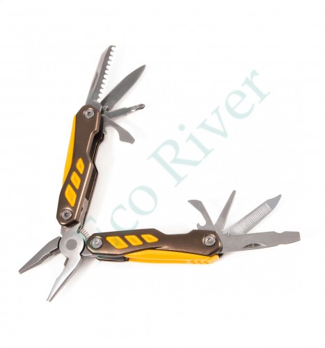 Мультитул (плоскогубцы) Следопыт, 70х33х18 мм, 9 предметов, в чехле, в коробке/96/120/