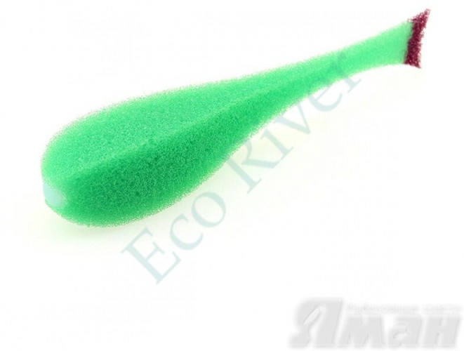 Поролоновая рыбка Yaman с силиконовой вставкой, р. 120 мм, цвет 11 (5 шт.)