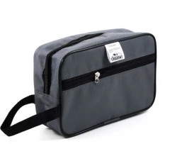 Косметичка Следопыт Сумка р.16х25х8 см, цв. серый Oxford, с карманом/25/