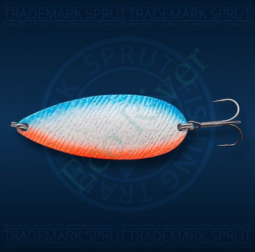 Блесна Sprut Aoko Spoon колеб. 87мм/35г/WOBL