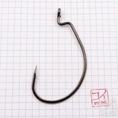 Крючок KOI HARD GAME OFFSET, размер 12/0 (INT), цвет BN, офсетный (5 шт.)/130/