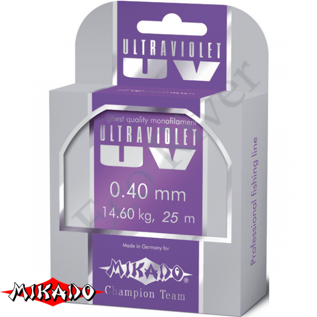 Леска Mikado Ultraviolet 0.12 25м