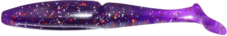 Виброхвост Yaman PRO Mamura, р.4 inch, цвет #08 - Violet (уп.5 шт)