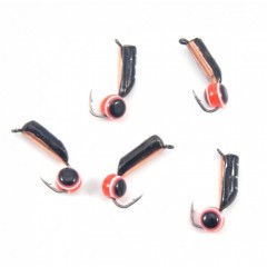 Мормышка вольф. безнасадочная Яман Столбик №7, d-2,5 мм, L-9,5 мм, вес 1,05 гр., рыбий глаз, цв. м