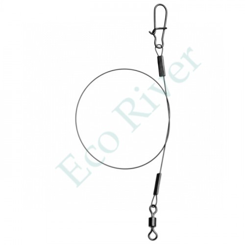 Поводок Fishlandia AFW 1*7 0.30мм 15см 14кг 2шт