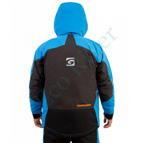 Костюм рыболовный Graff зимний (поплавок, до -15 гр.) размер 2XL/182-188 (Bratex 8000, черно-голубой)