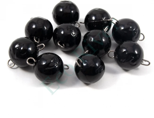 Груз Чебурашка окрашенный разборный Яман (10 шт.) - 24 гр., чёрный/250/