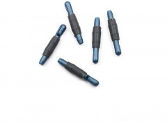 Коннектор для крепления лески к удилищу серо-синий перламутр (СТОНФ) 1,5 (уп. 10 шт.)