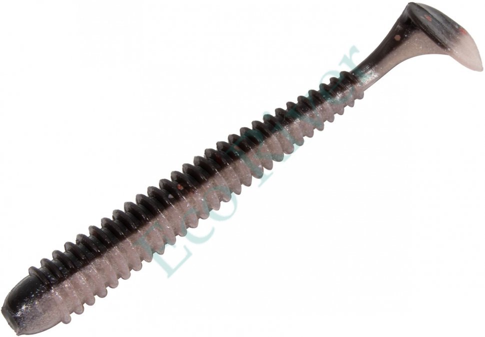 Виброхвост Yaman PRO Betta, р.2,5 inch, цвет #34 - Black Red Flake/Pearl (уп. 8 шт.)