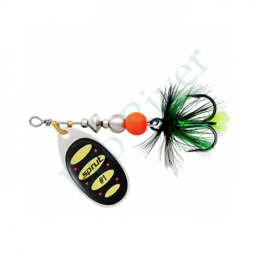 Блесна Sprut Alba Ball System Spinner №5 19г/SBKY