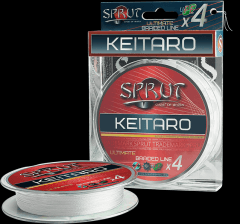Леска плетёная Sprut Keitaro Ultimate X4 cristal white 0.14 140м