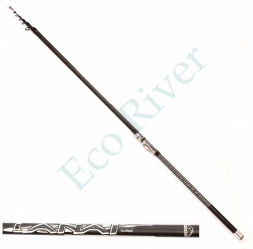 Удилище Condor Lanai с кольцами, длина 6 м, тест 10-30 гр, carbon IM-7