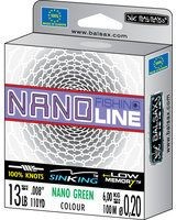 Леска Balsax Nano Green box 0.14 100м