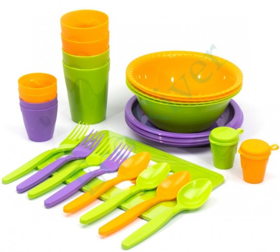 Набор для пикника Следопыт «Weekend» пластик, на 4 персоны, контейнер