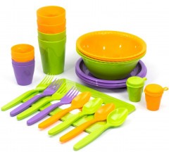 Набор для пикника Следопыт «Weekend» пластик, на 4 персоны, контейнер