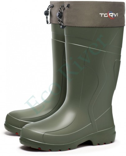 Сапоги мужские Torvi, ЭВА, подошва ТЭП, 4-слойный вкладыш (флис), -25°С, р.42-43, олива/5/