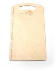 Доска разделочная деревянная 210х6х370 мм/40/50/