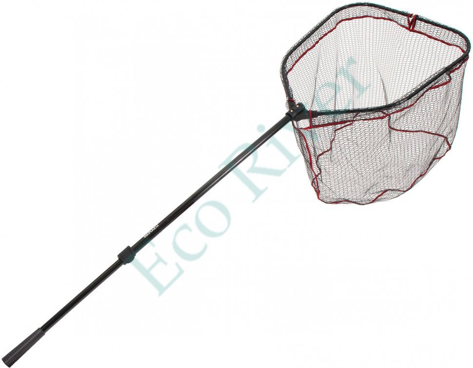 Подсачек складной телескопич. Namazu Pro NoKnot Net PVC, L-160 см, квадр.складной обод 60 см,PVC/20/