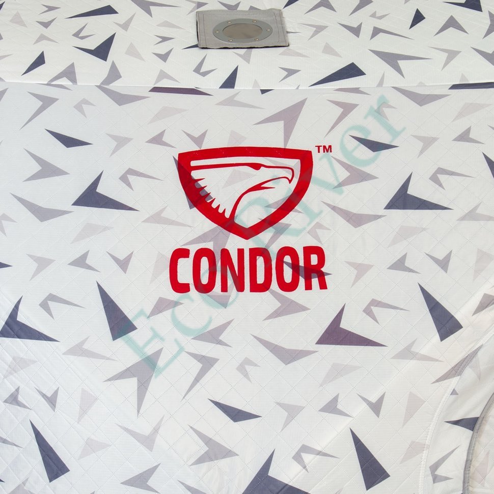 Палатка Куб Condor зимняя утепленная 2,2 х 2,2 х 2,15 белый камуфляж