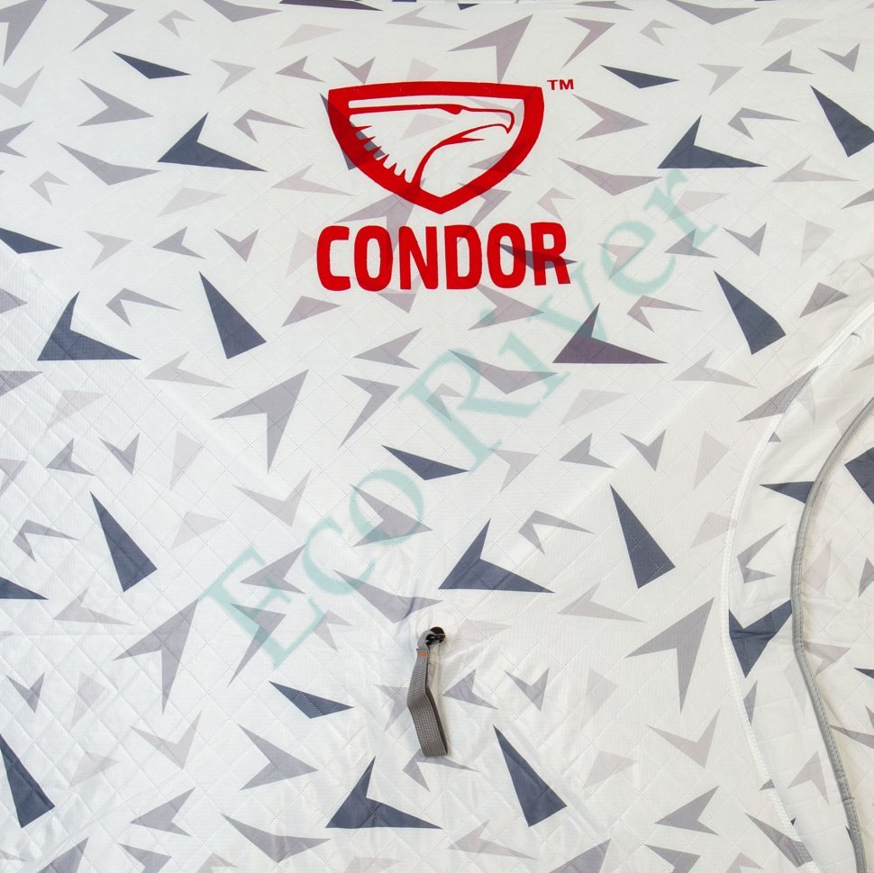 Палатка Куб Condor зимняя утепленная 2,2 х 2,2 х 2,15 белый камуфляж