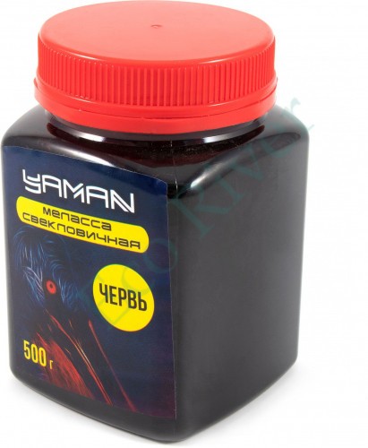 Меласса свекловичная Yaman Червь, 500 г/20/