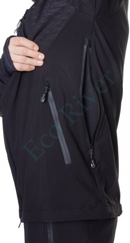 Беринг костюм для рыбалки GRAYLING, софтшелл, черный