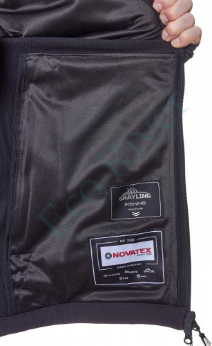 Беринг костюм для рыбалки GRAYLING, софтшелл, черный