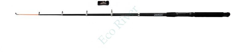 Спиннинг телескопический стеклопластиковый Namazu ACTION Tele, 2,4 м, тест 30-60 гр./50/