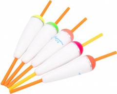 Поплавок Яман Конус сквозной, пенопласт, 2,7 г, цвет в ассорт. (уп. 5 шт)