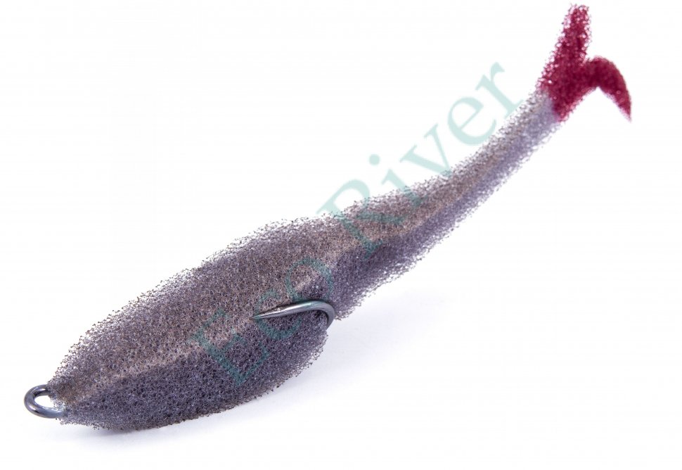 Поролоновая рыбка Yaman Devious Minnow на двойнике, р. 105 мм, цвет 14 (5 шт.)