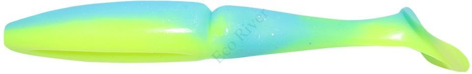 Виброхвост Yaman PRO Mamura, р.4 inch, цвет #18 - Ice Chartreuse (уп. 5 шт.)