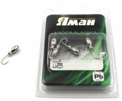 Мормышка Яман щелкун с отв.,цв.NL, вес 0,5 г (уп. 5 шт.)