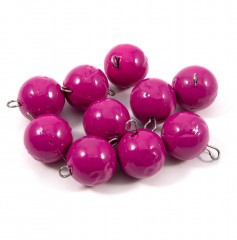 Груз Чебурашка окрашенный разборный Яман (10 шт.) - 28 гр., фиолетовый/200/