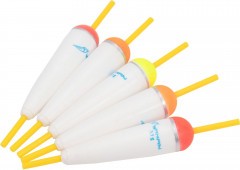 Поплавок Яман Конус сквозной, пенопласт, 3,1 г, цвет в ассорт. (уп. 5 шт)