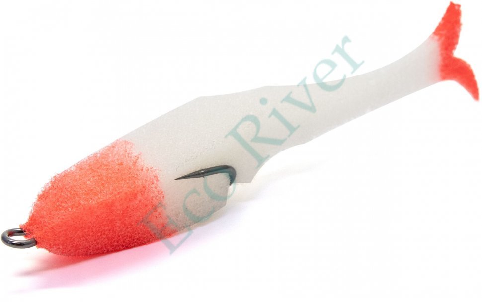 Поролоновая рыбка Yaman Devious Minnow на двойнике, р. 105 мм, цвет 15 UV (5 шт.)