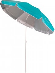 Зонт пляжный Следопыт с наклоном, d - 210см, h - 220см, d штока 22/25мм, Oxford 210D, цв. бирюзовый/