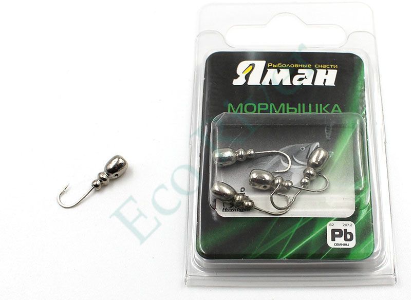 Мормышка Яман Немка с отв.,цв.NL, вес 0,8 г (уп. 5 шт.)