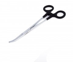 Зажим-корнцанг рыболовный Namazu, L-180 мм, прорезин. ручки, нерж. сталь/200/