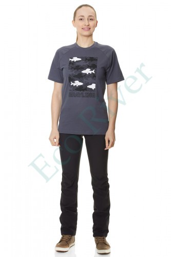 Футболка GRAYLING Fishes(Фишс)(хлопок, графит) GTS-05GRT