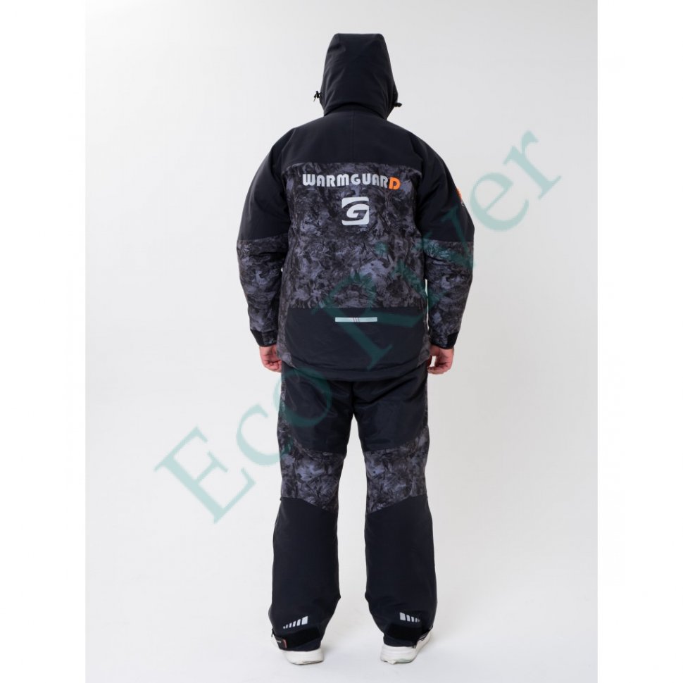 Костюм рыболовный Graff зимний до -50гр. размер 3XL/176-182 (карбон)