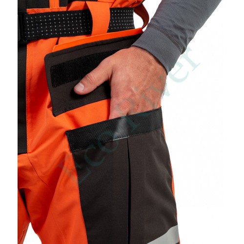 Костюм рыболовный Graff зимний (поплавок, до -15гр.) размер M/182-188 (Bratex 8000, оранжево-черный)