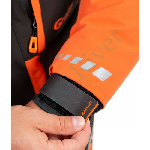 Костюм рыболовный Graff зимний (поплавок, до -15гр.) размер M/182-188 (Bratex 8000, оранжево-черный)