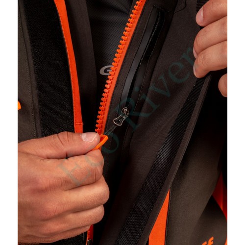 Костюм рыболовный Graff зимний (поплавок, до -15гр.) размер M/182-188 (Bratex 8000, оранжево-черный)