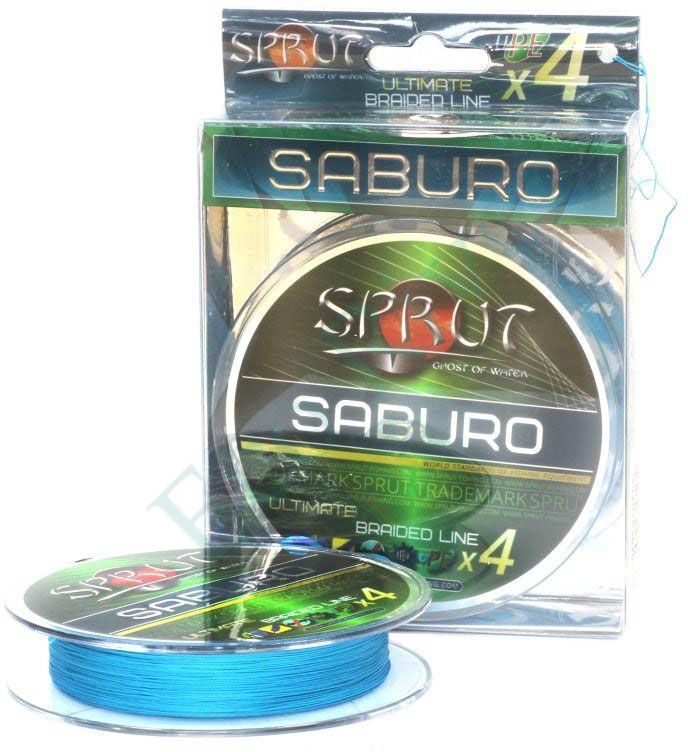 Леска плетёная Sprut Saburo Soft Ultimate X4 sky blue 0.25 95м