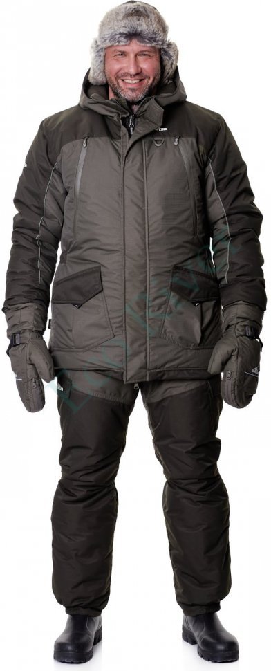Скат костюм для рыбалки GRAYLING, зимний -45, олива